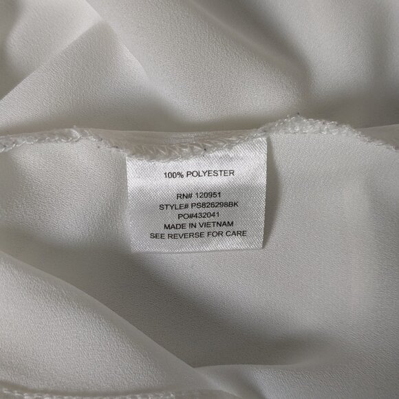 PINK ROSE VINTAGE Women's Spaghetti Straps Top Blouse  Size M  White  NWOT - Picture 6 of 6